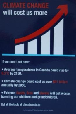 Climate Change will cost us more GPO Magnets
